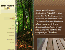 Tablet Screenshot of bauer-furniere.de